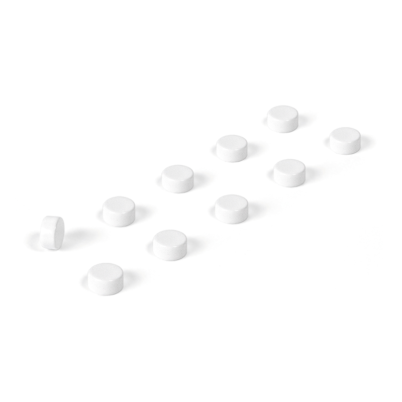 Magnets STEELY white set of 10 