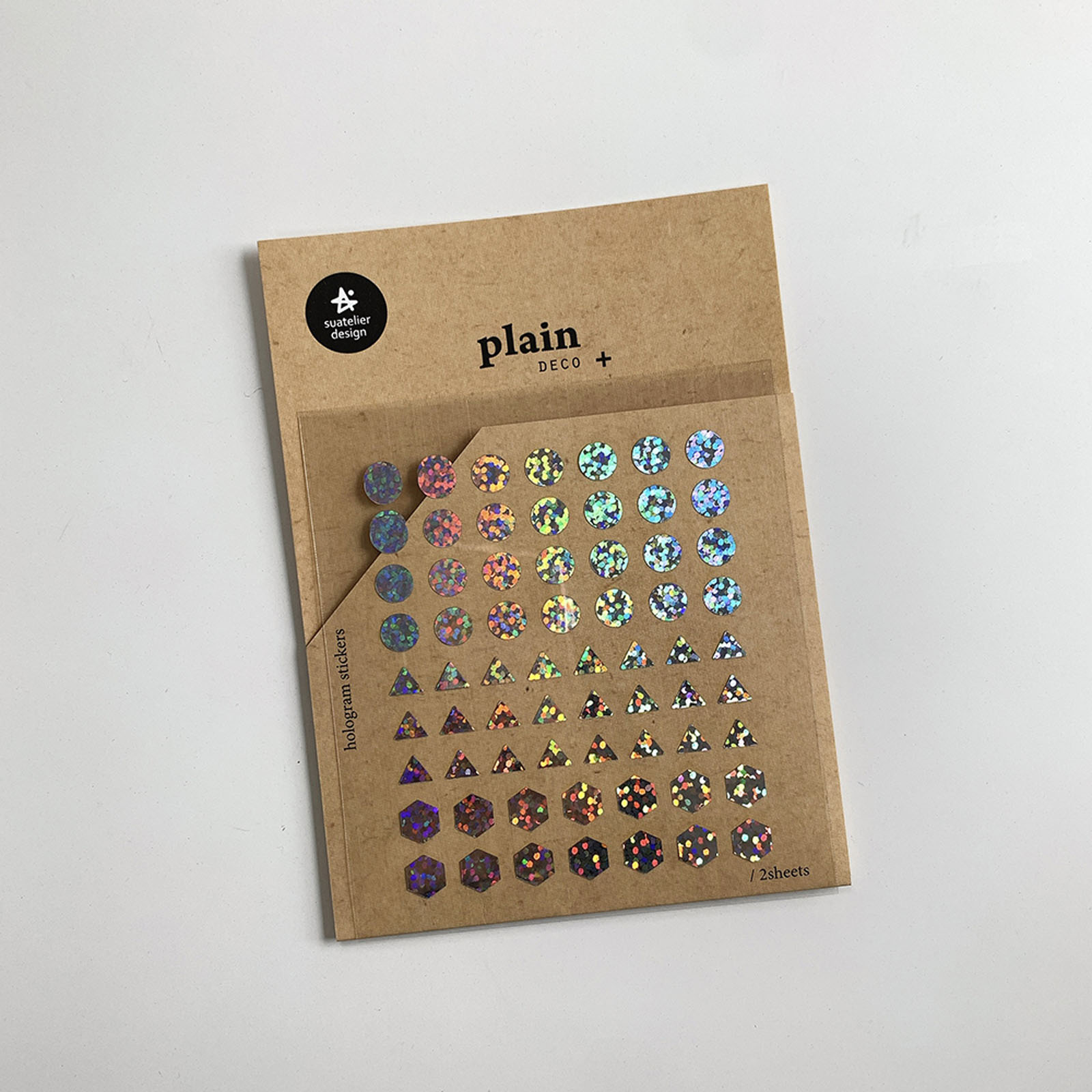 Plain Deco Sticker SHAPES